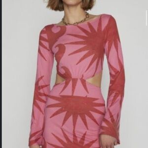 Urban Outfitters Kimchi Blue Eden Longsleeve Mini Dress